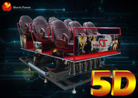 3D 立体映画の空気注入の足の広がりの椅子 5D の映画館