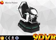 鮮やかな3 Dofの動きのゲームの車9D Simnulatorを運転する競争のプラットホームのバーチャル リアリティ