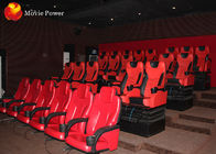 5D動きの映画館の座席電気バーチャル リアリティのシミュレーターのガラス繊維/鋼鉄