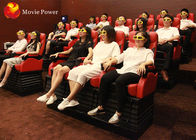 高い利益の赤く白い動きの椅子12の特殊効果4Dの移動式トラックの映画館