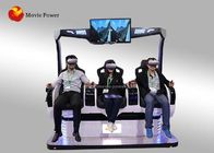 Deepoonガラス3kwが付いている遊園地9D VRの映画館のシミュレーター