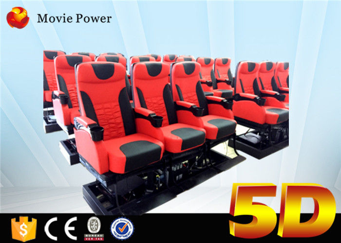 7.1 3 つの DOF の電気椅子が付いているチャネルのオーディオ・システムそしてカーブ スクリーン 4-D の映画館