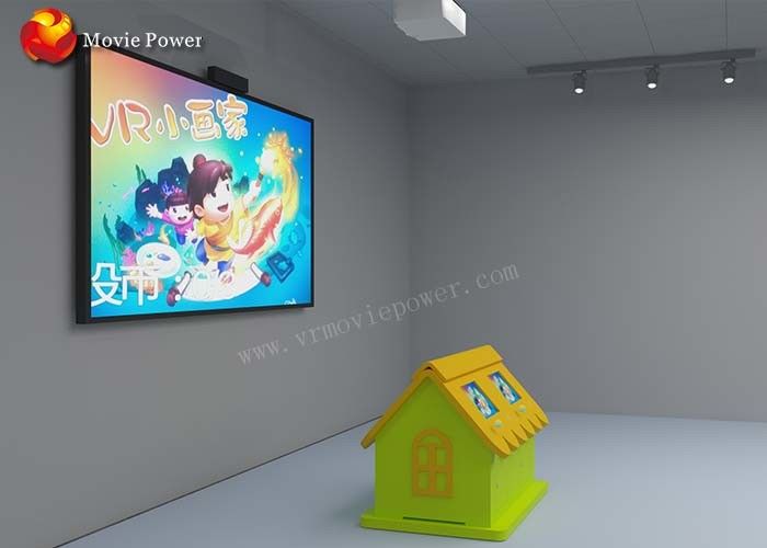 VRの遊園地のゲーム・マシンを塗っている屋内相互投射の子供1.5 KW