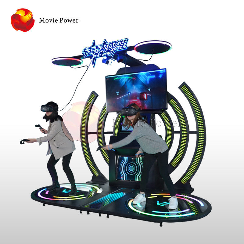 Indoor Virtual Reality Dynamic 2 Players 9d VR Game Simulator Machine