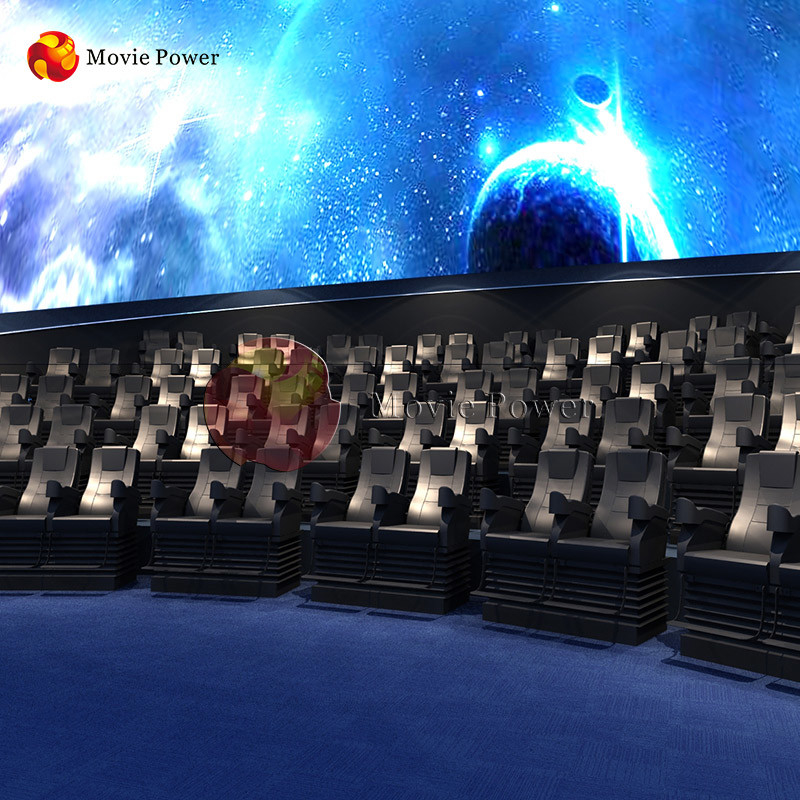 200座席ガラス繊維5dの動きの劇場の座席テーマ パークのドームの映画館