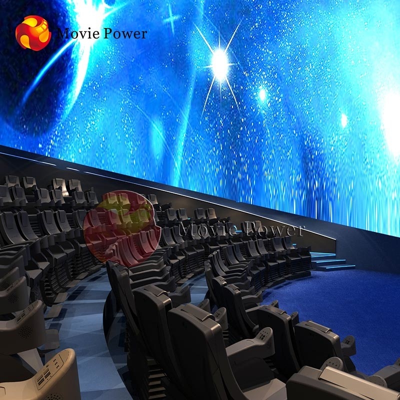 200座席ガラス繊維5dの動きの劇場の座席テーマ パークのドームの映画館