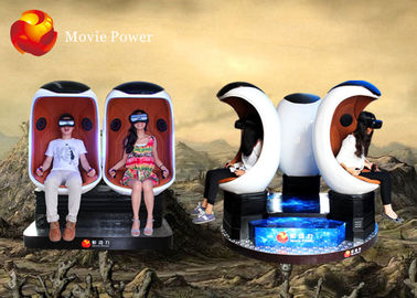 テーマ パークの硬貨によって作動させるゲーム・マシンのジェット コースター恐い映画9d VR 2映画館のシミュレーター