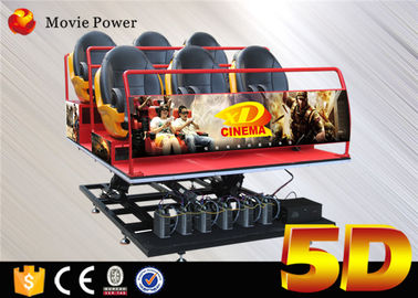 特殊効果のAccuratedのプラットホーム5Dの動きのシミュレーター、5つのdの映画館