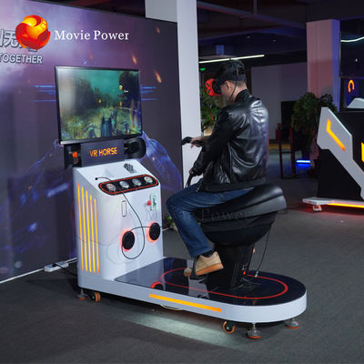 相互9D VRの乗馬は、9D映画館VR HTC Viveのゲーム・マシンの子供の競馬に乗ります
