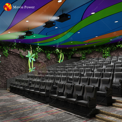 55インチの表示9座席VR 5D映画館の動的椅子