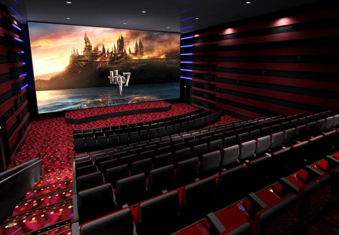 臭いの火の Imax 4D の黒い振動椅子が付いているホーム シアター 4D の動的映画館をぼやかして下さい 0