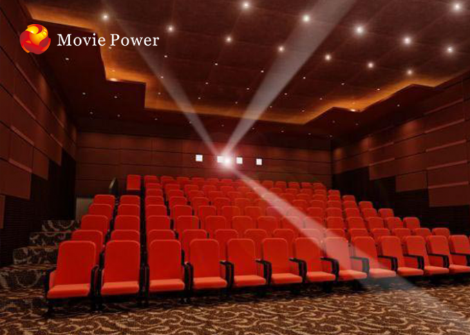 直面するべき大きい 80 座席 4D 映画館装置 4D のシミュレーターの打撃の水/空気 0