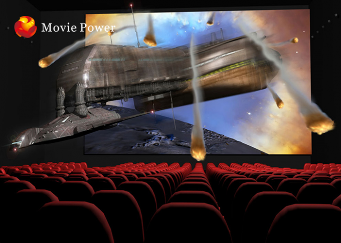 7.1 オーディオ・システムが付いている高い定義 3D イメージ 4D の動きの劇場の座席 0