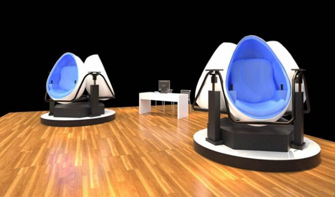 電気バーチャル リアリティ 3D ガラス 9D VR の映画館の卵の椅子 SGS 0