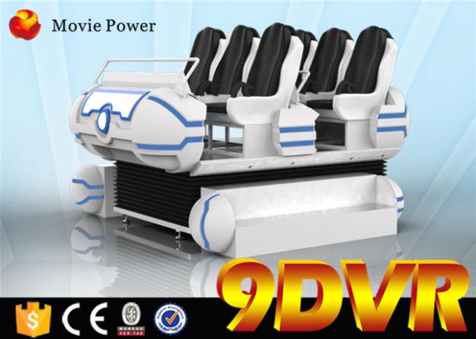 映画トラックの容易な取付けのための6つの座席高い定義映画/ゲーム9D VRの映画館 0