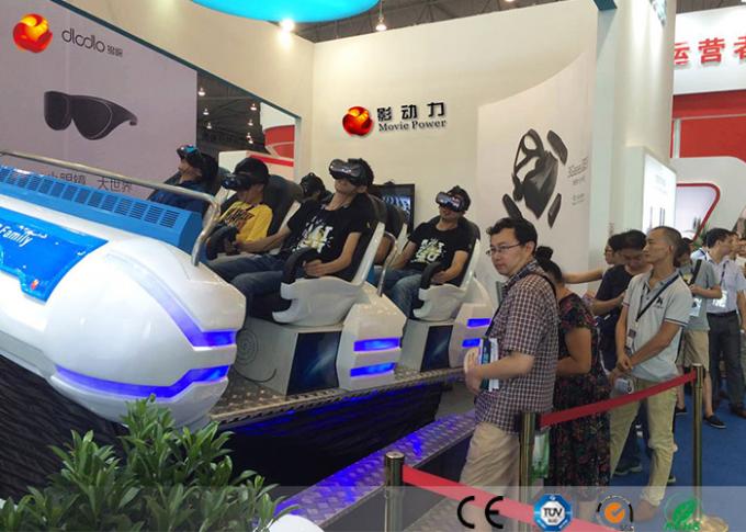 360の複数競技者用ゲーム・マシン9D VR家族の映画館はヘルメットを回しました 0