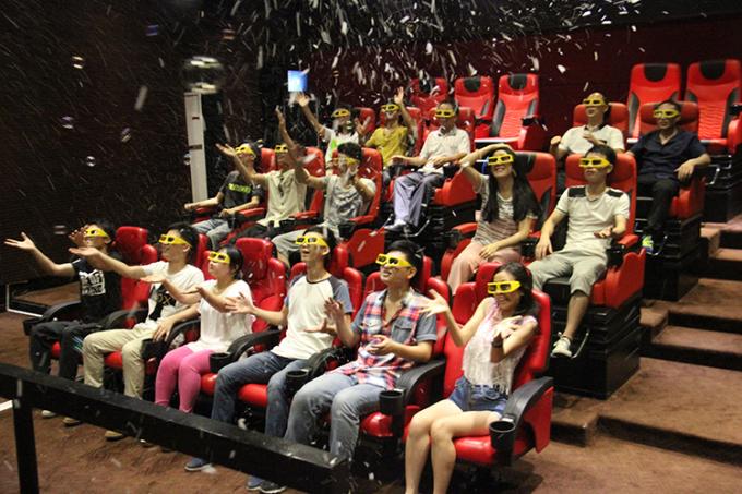 カスタム化4Dの絶叫マシーンは椅子の効果システム家の映画館に合図します 4