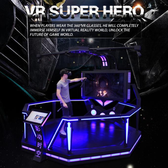 大きいプラットホームの相互ゲームを立てる9D VRの歩行者スペース戦いHTC VIVEの動き 1