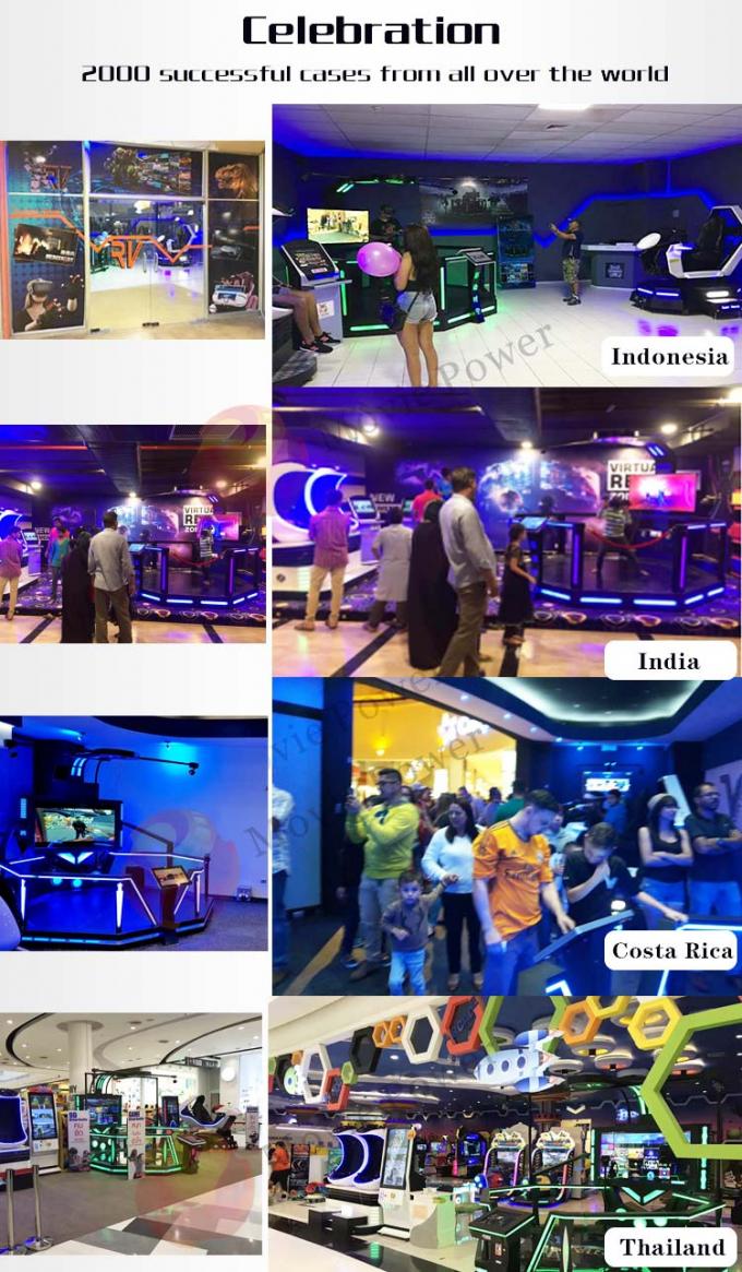 HTC Vive 9D VR永続的なスペース ゲームのプラットホーム/相互VRの射撃のゲーム・マシン 1