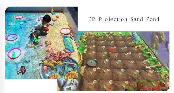 450Wバーチャル リアリティのシミュレーターのホログラムの砂の池3Dのビデオ ゲームの相互投射 0