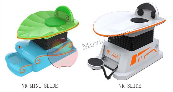 遊園地のためのスリル満点のゲームの経験のバーチャル リアリティのゲーム・マシンの動きの椅子VRのシミュレーターのジェット コースター 1