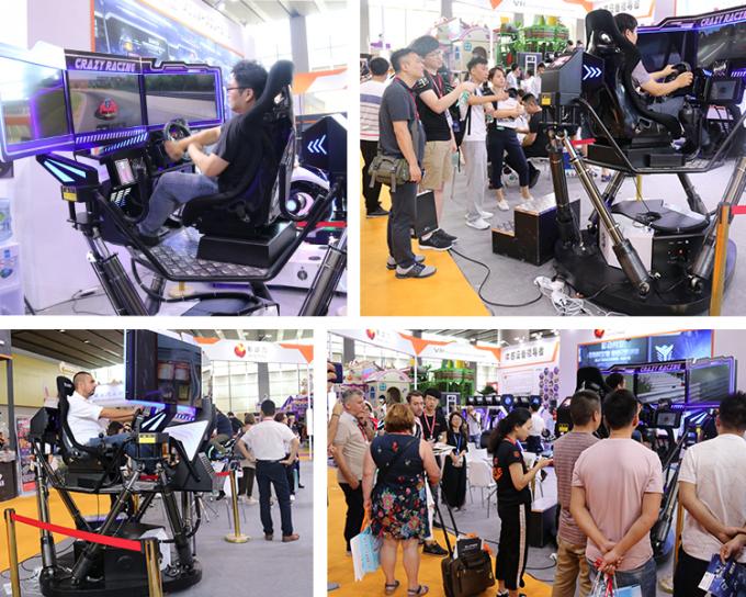 遊園地のためのスリル満点のゲームの経験のバーチャル リアリティのゲーム・マシンの動きの椅子VRのシミュレーターのジェット コースター 15