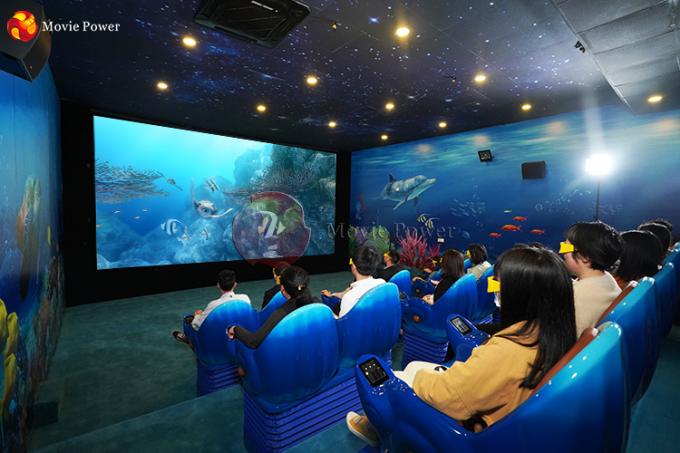 テーマ パークのための小型海洋の主題の特殊効果4D映画映画館システム装置 2