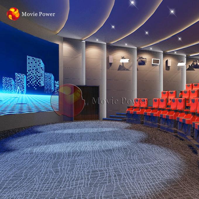 椅子の装置によって曲げられるスクリーン4dに動的映画館に合図して下さい 0