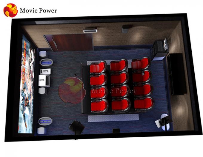 お金に対話式ビデオのゲーム・マシン7dのシミュレーターの映画館の座席を得て下さい 0