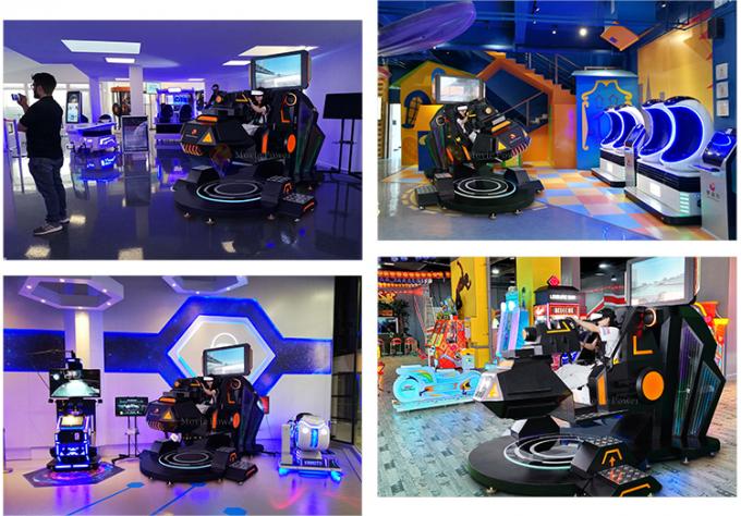 Immersiveの投射屋内VRのジェット コースター360のシミュレーターの娯楽ゲーム・マシン 1