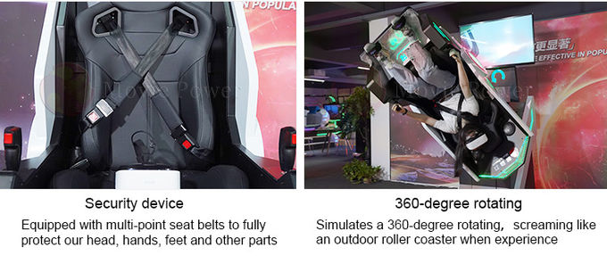 9d動きのプラットホームVRのゲーム360の程度VRの航空機 1
