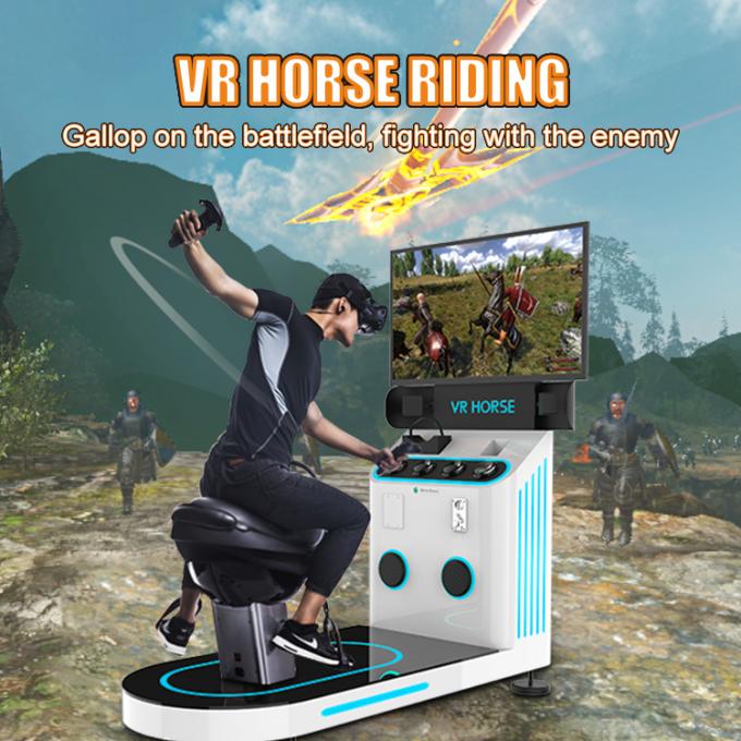 硬貨はゲームVRのバーチャル リアリティのシミュレーターの馬9dの経験のゲームの競争のシミュレーションを作動させた 0