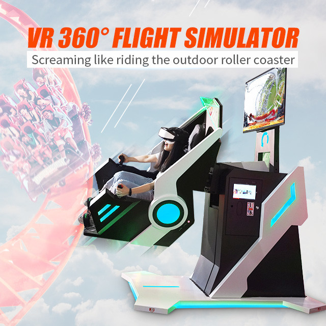 3D 9D VRの映画館のバーチャル リアリティのジェット コースター360の回転Vrの椅子の飛行シミュレータのゲーム・マシン 0