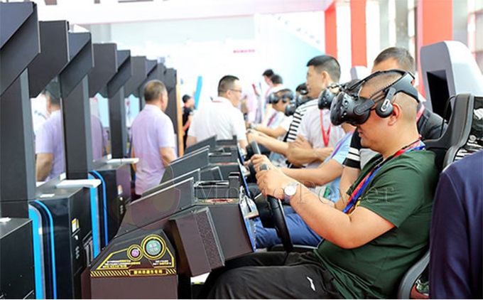 VRレース 屋内遊び場 レーシング 運転シミュレーター バーチャルリアリティ ゲーム 9D VR ゲーム機器 2