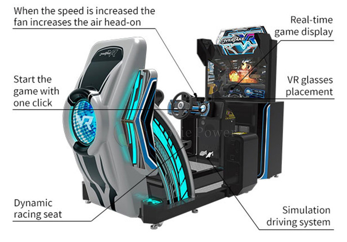 VRレース 屋内遊び場 レーシング 運転シミュレーター バーチャルリアリティ ゲーム 9D VR ゲーム機器 7