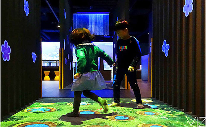3D相互ゲーム装置の子供の困惑の床の投射の広告 0