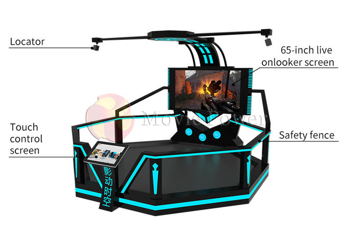 スポーツの催し物の電子ゲーム機械9d VR射撃のシミュレーター 1
