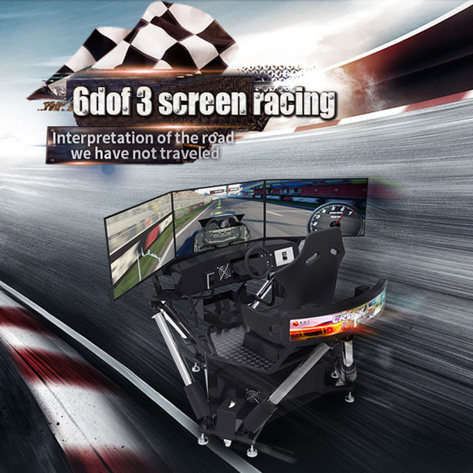 シミュレーターの操縦室のバーチャル リアリティの賭博機械を競争させる娯楽車VR 0