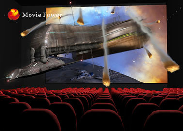 泡煙 100 は電気動きの椅子が付いている 4D 映画館システムをつけます