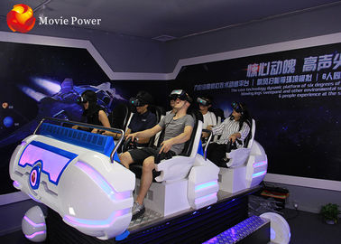 新しい改善の涼しい出現9Dのシミュレーターの独特な動的効果6はスリル満点の旅行のためのVr家族を着席させます