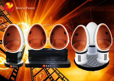 相互 3 つの座席 360 程度の卵 9D VR の映画館のシミュレーター DC 220V 4.5KW