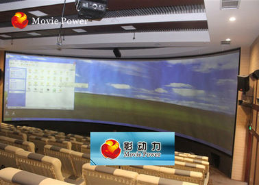 100-200 人のための大きい 360 程度スクリーン 4D の映画館 4D のシミュレーター