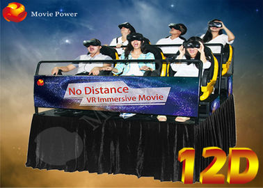 6 DOF の動的プラットホームが付いている油圧/電子 12D 映画館の劇場のシミュレーター