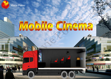動的7dトラックの移動式映画館のホログラム プロジェクター椅子の動きの座席7dシミュレーター