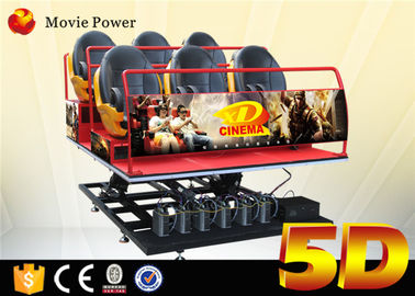 4D 動きの映画館の座席が付いている電気動きのプラットホーム 5D プロジェクター映画館 5D のホーム シアター システム