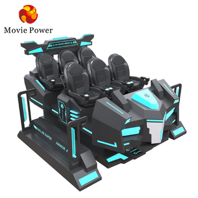 ガラス繊維9D VRの映画館6のSeater VRの車に乗っている撃つゲームのシミュレーター多数プレーヤー