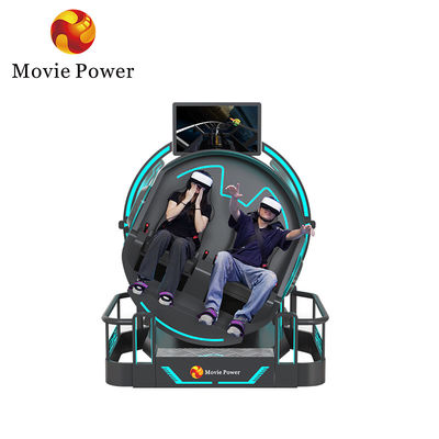 アミューズメントパーク 9D VRシミュレーター 2席 コイン操作VRゲーム フライングシアター AR MRエンターテインメント