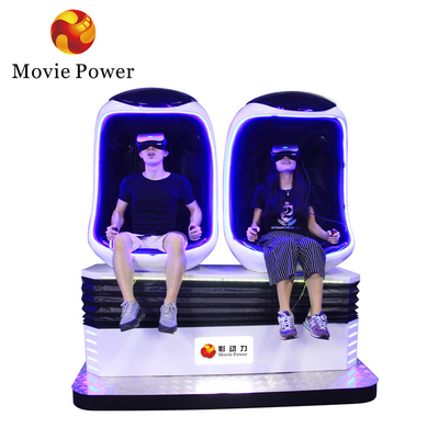 2人のバーチャルリアリティ 9d エッグチェア Vr ローラーコースター ゲームマシン