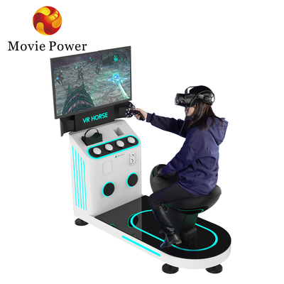 1 プレイヤー 9D バーチャルリアリティシミュレーター 馬に乗る VR ゲームマシン コイン操作