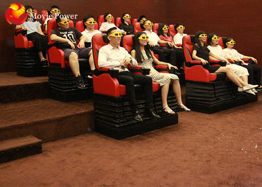 4D映画館の絶叫マシーンのドバイの市場の興味深い主題の動きの座席